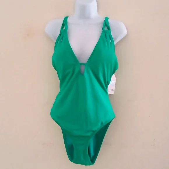 🎁NWT Swimsuit Adjustable Straps,High Leg,Stretchable Double-Layer,Push Up Pads - Picture 5 of 10